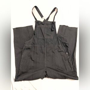 Aerie Charcoal Denim Overalls size medium